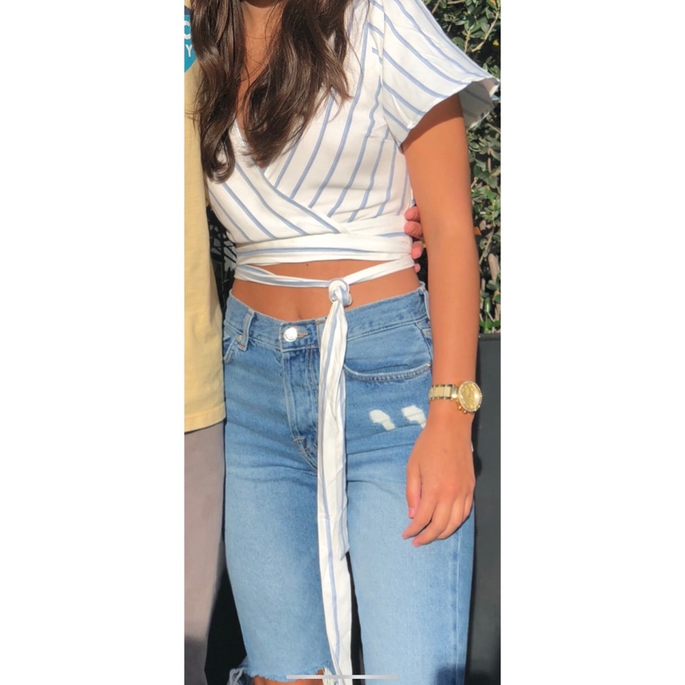 wrap crop top! 🙂